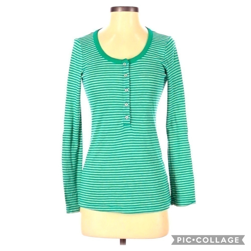 Splendid Striped Long Sleeve Henley